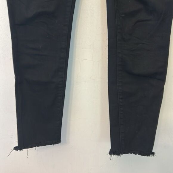 Kancan Signature black raw hem denim skinny jeans Size 27 EUC - Picture 3 of 9